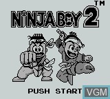 Image de l'ecran titre du jeu Ninja Boy 2 sur Nintendo Game Boy