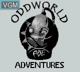 Image de l'ecran titre du jeu Oddworld Adventures sur Nintendo Game Boy