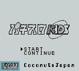 Image de l'ecran titre du jeu Pachi-Slot Kids sur Nintendo Game Boy