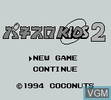 Image de l'ecran titre du jeu Pachi-Slot Kids 2 sur Nintendo Game Boy