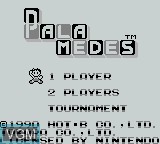 Image de l'ecran titre du jeu Palamedes sur Nintendo Game Boy