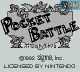 Image de l'ecran titre du jeu Pocket Battle sur Nintendo Game Boy