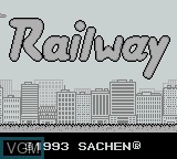 Image de l'ecran titre du jeu Railway sur Nintendo Game Boy