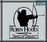 Image de l'ecran titre du jeu Robin Hood - Prince of Thieves sur Nintendo Game Boy