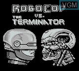 Image de l'ecran titre du jeu RoboCop Versus The Terminator sur Nintendo Game Boy
