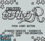 Image de l'ecran titre du jeu Bishoujo Senshi Sailor Moon R sur Nintendo Game Boy