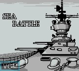Image de l'ecran titre du jeu Sea Battle sur Nintendo Game Boy