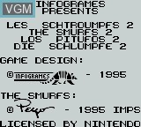 Image de l'ecran titre du jeu Schtroumpfs, Les - Autour du Monde sur Nintendo Game Boy