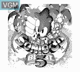 Image de l'ecran titre du jeu Sonic 3D Blast 5 sur Nintendo Game Boy