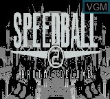 Image de l'ecran titre du jeu Speedball 2 sur Nintendo Game Boy