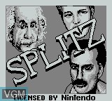 Image de l'ecran titre du jeu Splitz sur Nintendo Game Boy