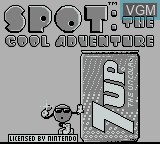 Image de l'ecran titre du jeu Spot - The Cool Adventure sur Nintendo Game Boy