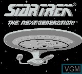 Image de l'ecran titre du jeu Star Trek - The Next Generation sur Nintendo Game Boy