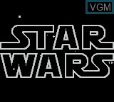 Image de l'ecran titre du jeu Star Wars sur Nintendo Game Boy