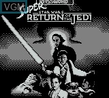 Image de l'ecran titre du jeu Super Star Wars - Return of the Jedi sur Nintendo Game Boy
