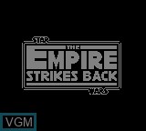 Image de l'ecran titre du jeu Star Wars - The Empire Strikes Back sur Nintendo Game Boy