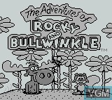 Image de l'ecran titre du jeu Adventures of Rocky and Bullwinkle and Friends, The sur Nintendo Game Boy