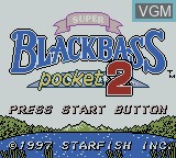 Image de l'ecran titre du jeu Super Black Bass Pocket 2 sur Nintendo Game Boy