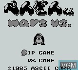 Image de l'ecran titre du jeu Penguin-Kun Wars Vs. sur Nintendo Game Boy