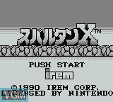 Image de l'ecran titre du jeu Spartan X sur Nintendo Game Boy