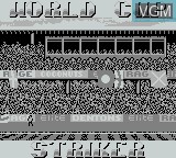 Image de l'ecran titre du jeu World Cup Striker sur Nintendo Game Boy
