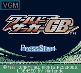 Image de l'ecran titre du jeu World Soccer GB sur Nintendo Game Boy