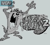 Image de l'ecran titre du jeu Taz-Mania 2 sur Nintendo Game Boy