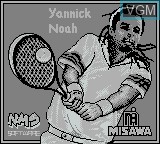 Image de l'ecran titre du jeu Yannick Noah Tennis sur Nintendo Game Boy