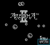 Image de l'ecran titre du jeu Aretha II sur Nintendo Game Boy