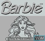Image de l'ecran titre du jeu Barbie Game Girl sur Nintendo Game Boy