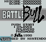Image de l'ecran titre du jeu Battle Bull sur Nintendo Game Boy