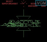 Image de l'ecran titre du jeu Arcade Classics - Super Breakout / Battlezone sur Nintendo Game Boy
