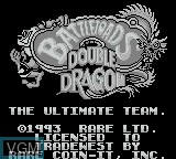 Image de l'ecran titre du jeu Battletoads / Double Dragon sur Nintendo Game Boy