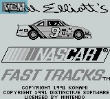 Image de l'ecran titre du jeu Bill Elliott's NASCAR Fast Tracks sur Nintendo Game Boy