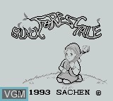 Image de l'ecran titre du jeu Black Forest Tale sur Nintendo Game Boy