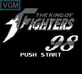 Image de l'ecran titre du jeu King of Fighters 98, The sur Nintendo Game Boy