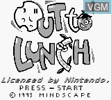 Image de l'ecran titre du jeu Out to Lunch sur Nintendo Game Boy