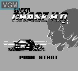 Image de l'ecran titre du jeu Super Chase H.Q. sur Nintendo Game Boy