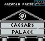 Image de l'ecran titre du jeu Caesars Palace sur Nintendo Game Boy
