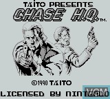 Image de l'ecran titre du jeu Chase H.Q. sur Nintendo Game Boy