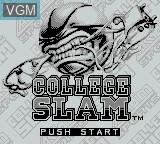 Image de l'ecran titre du jeu College Slam sur Nintendo Game Boy