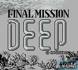 Image de l'ecran titre du jeu Deep - Final Mission sur Nintendo Game Boy