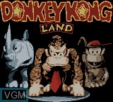 Image de l'ecran titre du jeu Donkey Kong Land sur Nintendo Game Boy