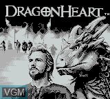 Image de l'ecran titre du jeu Dragon Heart sur Nintendo Game Boy