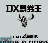 Image de l'ecran titre du jeu Ippatsu Gyakuten - DX Bakenou sur Nintendo Game Boy