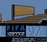 Image de l'ecran titre du jeu FIFA Soccer 97 sur Nintendo Game Boy