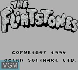Image de l'ecran titre du jeu Flintstones, The sur Nintendo Game Boy