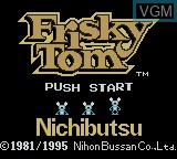 Image de l'ecran titre du jeu Frisky Tom sur Nintendo Game Boy