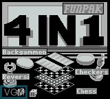 Image de l'ecran titre du jeu 4-in-1 Fun Pak sur Nintendo Game Boy