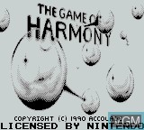 Image de l'ecran titre du jeu Game of Harmony, The sur Nintendo Game Boy